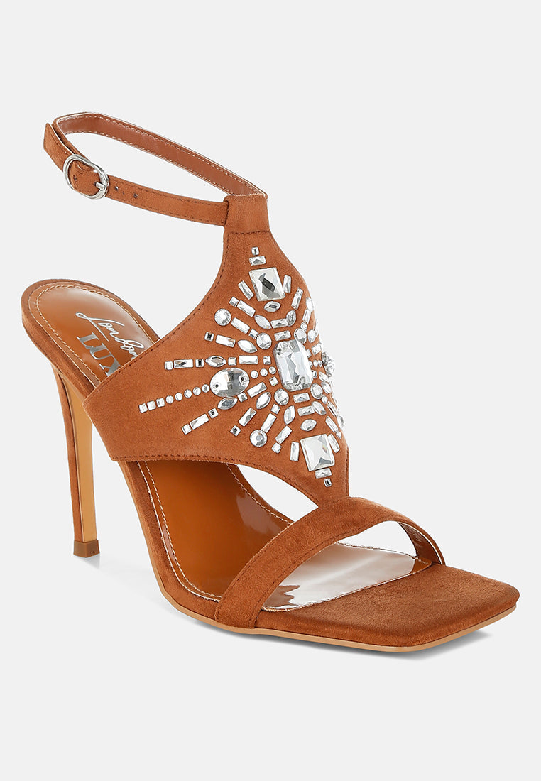 Warda Jeweled Shiny Stiletto Heels-1