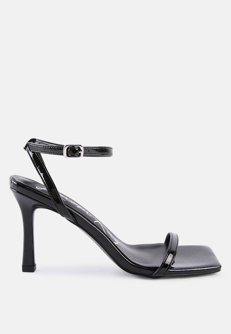 Fantasy Mid Heel Square Toe Sandals-6