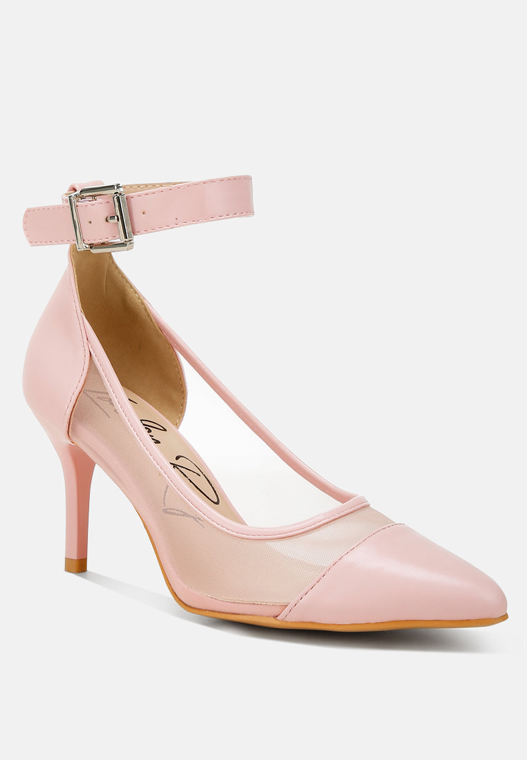 Hearst Pointy Toe Ankle Strap Pumps-2