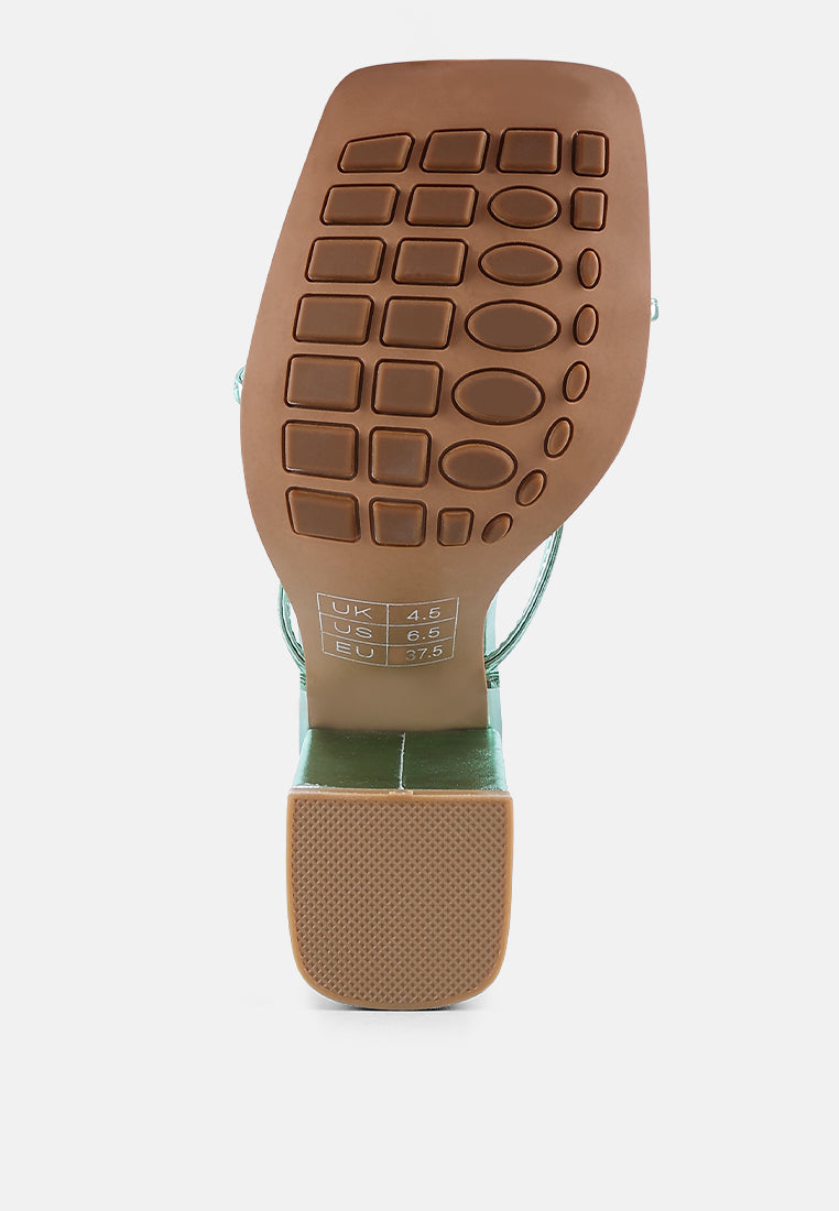 Shewolf Lace Up High Heel Sandals-4