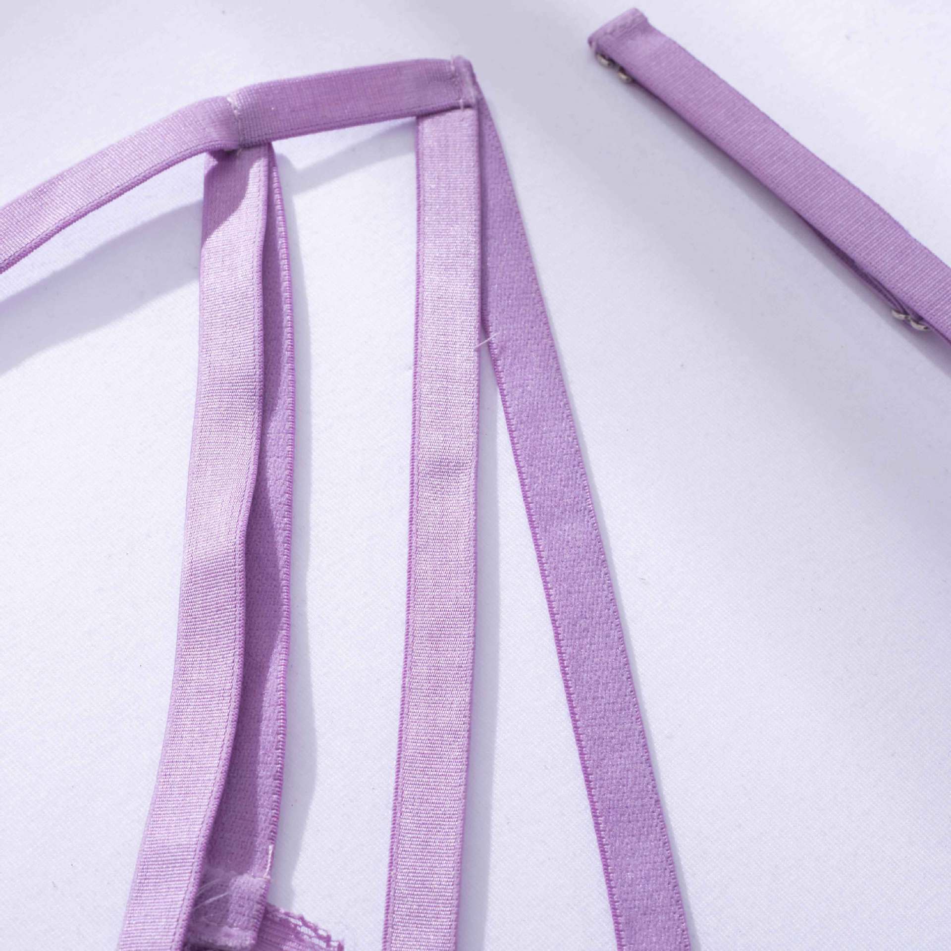 Wholesale Lavender Whisper Sheer Balconette Lingerie Set-15