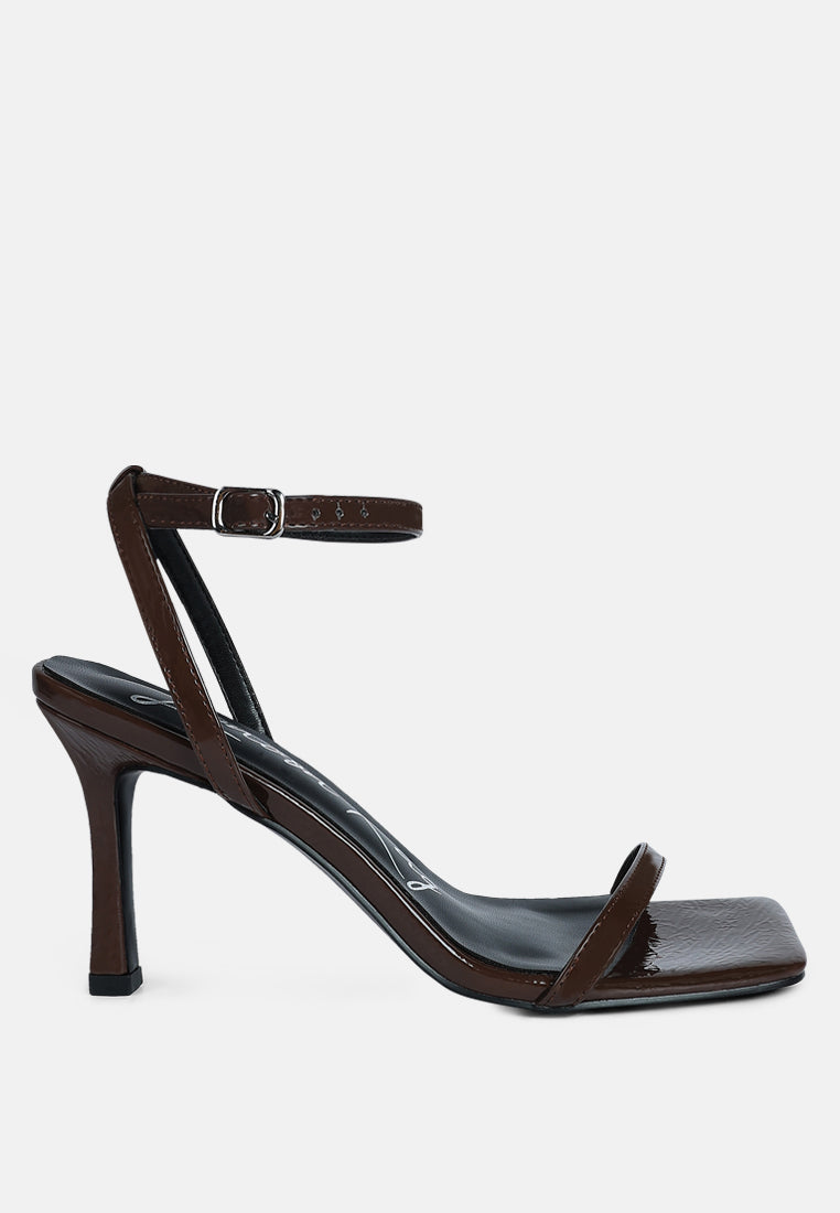 Fantasy Mid Heel Square Toe Sandals-5