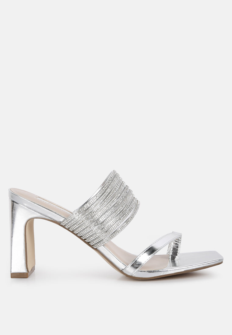 Follow Me Mid Block Heel Sandals-6
