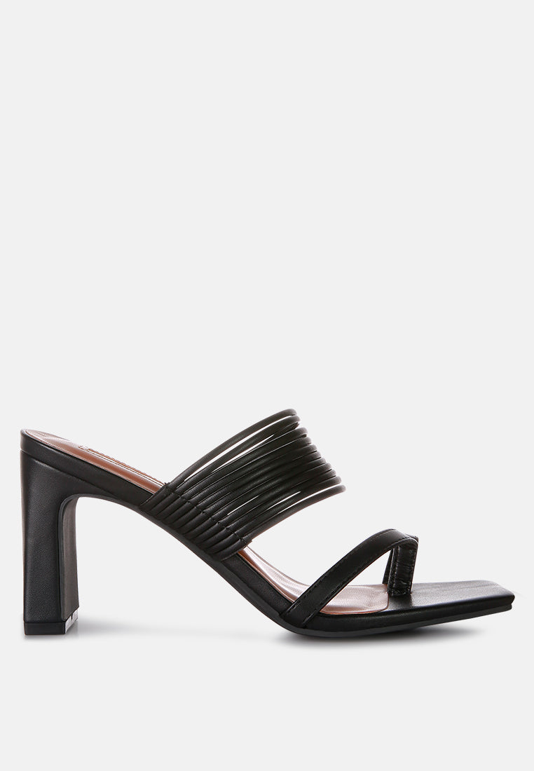 Follow Me Mid Block Heel Sandals-7